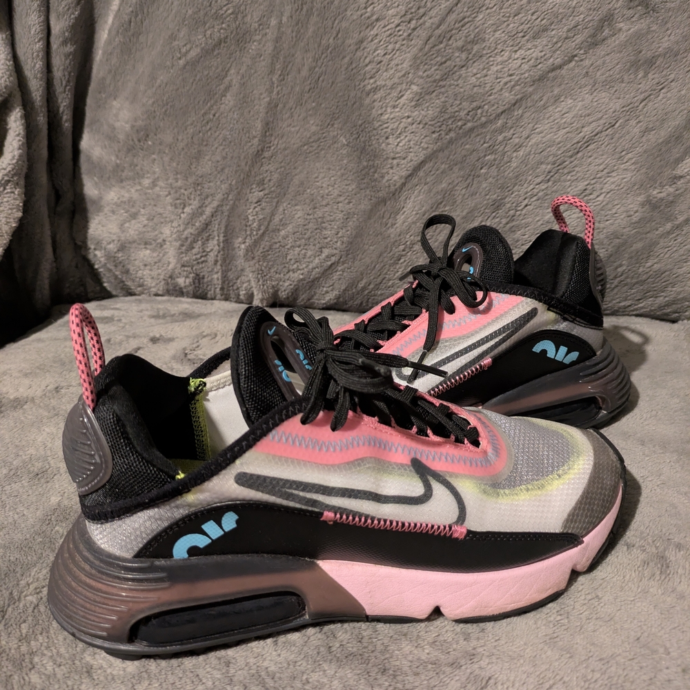Nike Air Max 2090 Black and Pink with Gray Accents